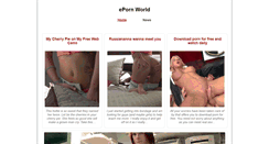 Desktop Screenshot of e-porn-world.com