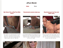 Tablet Screenshot of e-porn-world.com